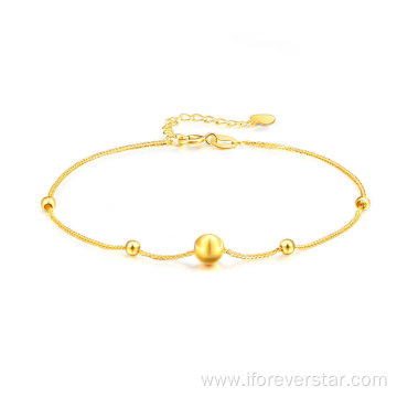 wholesale Cat's eye ball 18k real gold Bracelet